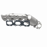 MagnaFlow direct-fit catalytic converter fits 2011-2014 Hyundai Genesis and 2016-2017 Kia K900, this and 2011-2014 Genesis 3.8L stainless steel CARB compliant OBDII 52785