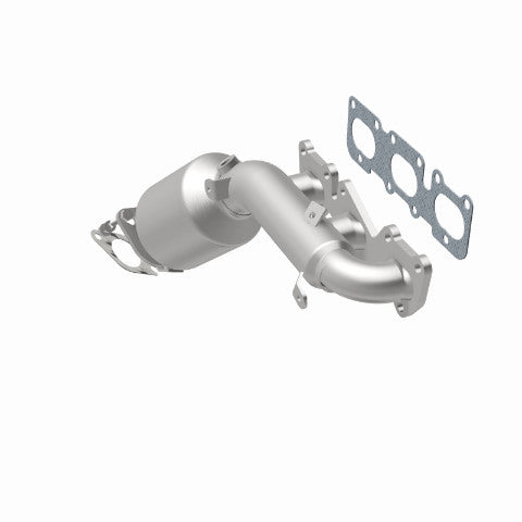 MagnaFlow direct-fit catalytic converter fits 2011-2014 Hyundai Genesis and 2016-2017 Kia K900, this and 2011-2014 Genesis 3.8L stainless steel CARB compliant OBDII 52785