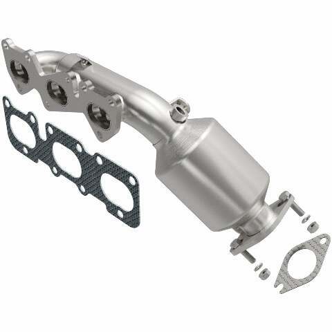 MagnaFlow direct-fit catalytic converter fits 2011-2014 Hyundai Genesis and 2016-2017 Kia K900, this and 2011-2014 Genesis 3.8L stainless steel CARB compliant OBDII 52785
