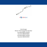 MagnaFlow direct-fit catalytic converter for 2013-2016 Hyundai Santa Fe stainless steel CARB compliant 52826