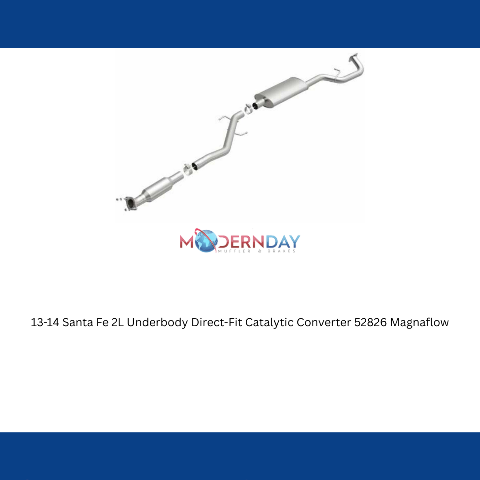 MagnaFlow direct-fit catalytic converter for 2013-2016 Hyundai Santa Fe stainless steel CARB compliant 52826