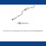 MagnaFlow direct-fit catalytic converter for 2013-2016 Hyundai Santa Fe stainless steel CARB compliant 52826