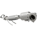 MagnaFlow direct-fit catalytic converter fits 2013-2015 Ford Fusion 1.6 1.5 coupled 1.6 inch inlet 1.5 inch outlet stainless steel CARB compliant 52974