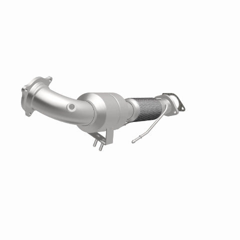 MagnaFlow direct-fit catalytic converter fits 2013-2015 Ford Fusion 1.6 1.5 coupled 1.6 inch inlet 1.5 inch outlet stainless steel CARB compliant 52974