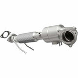 MagnaFlow direct-fit catalytic converter fits 2013-2015 Ford Fusion 1.6 1.5 coupled 1.6 inch inlet 1.5 inch outlet stainless steel CARB compliant 52974
