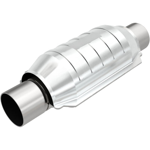 MagnaFlow universal catalytic converter 1.75 inch inlet/outlet stainless steel Federal EPA compliant OBDII 53003