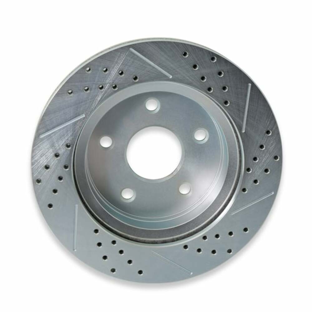 Fits 06-22 Ram Dodge 1500 Sport Rotors- Front 53005-020 drilled and slotted