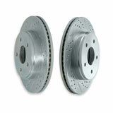Fits 06-22 Ram Dodge 1500 Sport Rotors- Front 53005-020 drilled and slotted