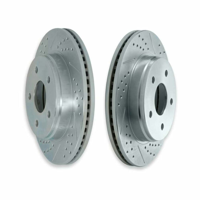 Fits 06-22 Ram Dodge 1500 Sport Rotors- Front 53005-020 drilled and slotted