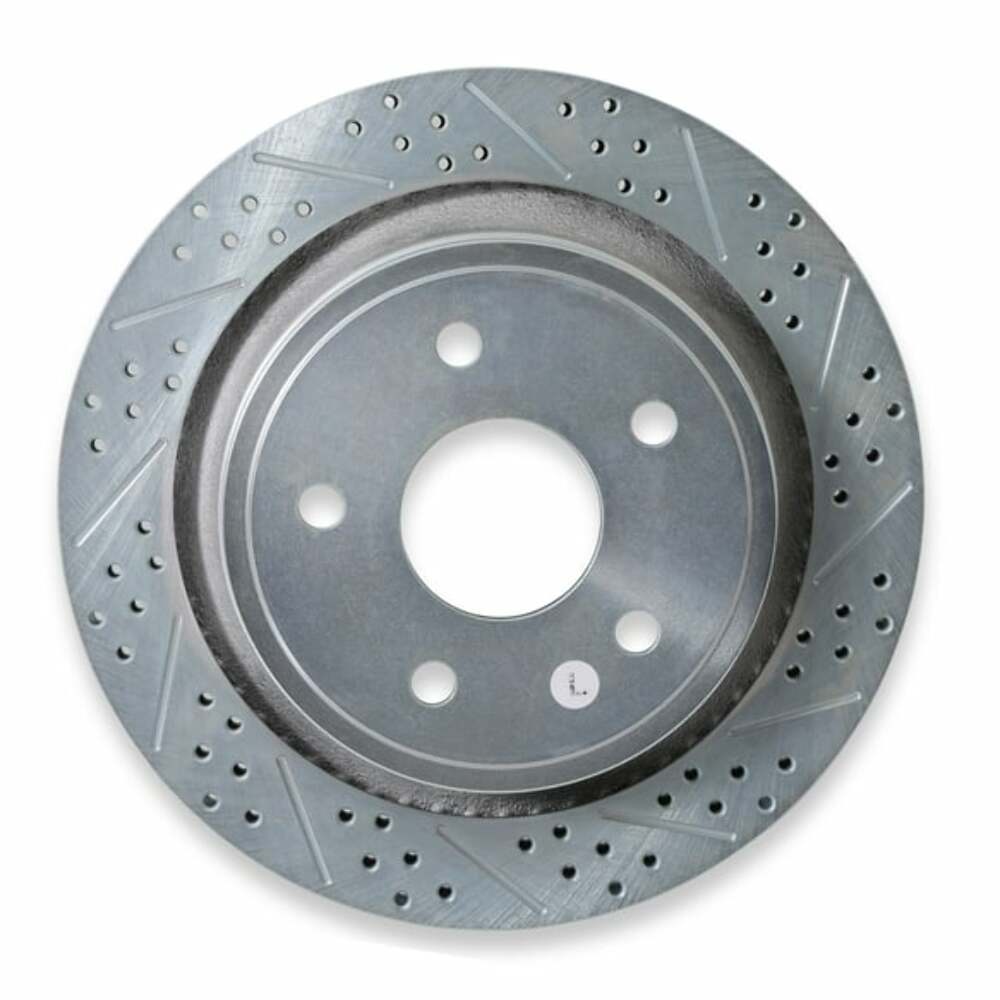 Fits 02-22 Ram Dodge 1500 Sport Rotors- Rear 53006-020 drilled and slotted