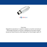 MagnaFlow universal catalytic converter stainless steel Federal EPA compliant OBDII 53009