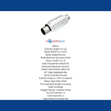 MagnaFlow universal catalytic converter stainless steel Federal EPA compliant OBDII 53009