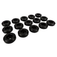 1996-98 Jeep Grand Cherokee ZJ Grand Cherokee w/ 4.0L Engine Valve Cover Grommet Kit 53010424K black