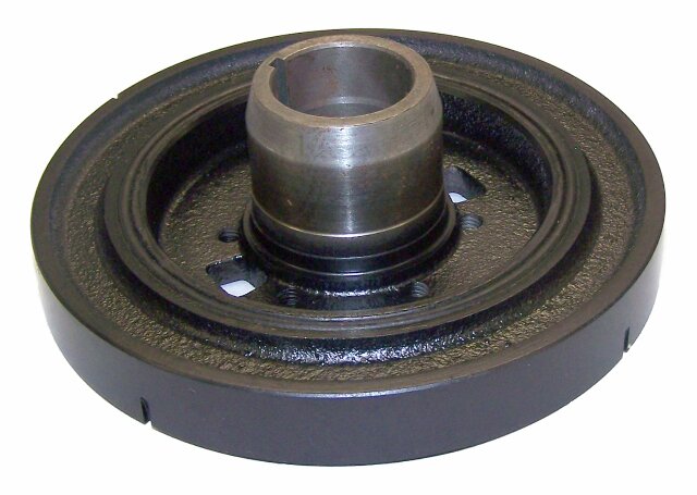 Jeep Metal Black Harmonic Balancer - 53020229