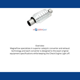 Universal Catalytic Converter 1.75 Single O2 Boss 53033 Magnaflow