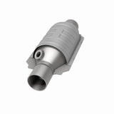 MagnaFlow universal catalytic converter 2.25 inch inlet/outlet stainless steel CARB compliant 53035