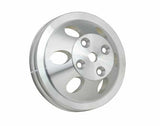 Mr. Gasket water pump pulley aluminum double groove Chevy chrome 5315