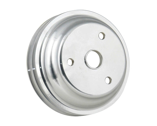 Mr. Gasket Crank Pulley - Aluminum - Double Groove - 5317