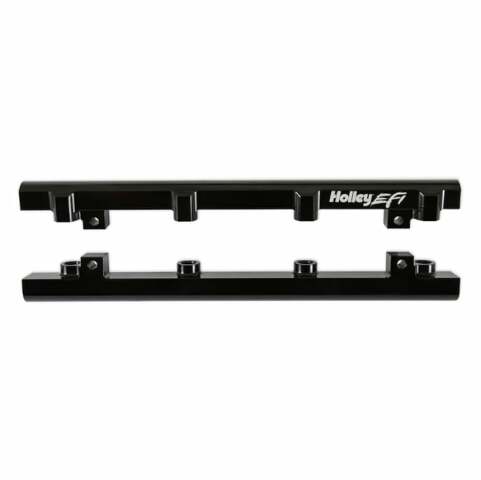 Holley EFI Fuel Rail Kit Lo-Ram-Gm Gen V Lt Single Inject 3/4-16 (-8An) O-Ring Port-534-269