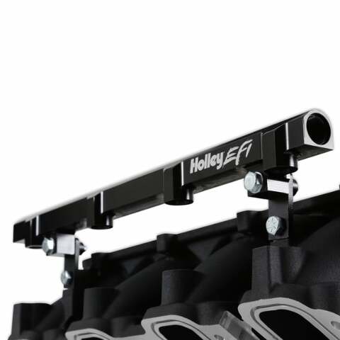 Holley EFI Fuel Rail Kit Lo-Ram-Gm Gen V Lt Single Inject 3/4-16 (-8An) O-Ring Port-534-269