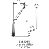 Hurst Competition/Plus Shifter Stick - 5384084