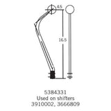 Hurst Competition/Plus Shifter Stick Chrome 5384331