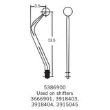Hurst Competition/Plus Shifter Stick - 5386900