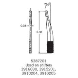 Hurst Competition/Plus Shifter Stick - 5387201