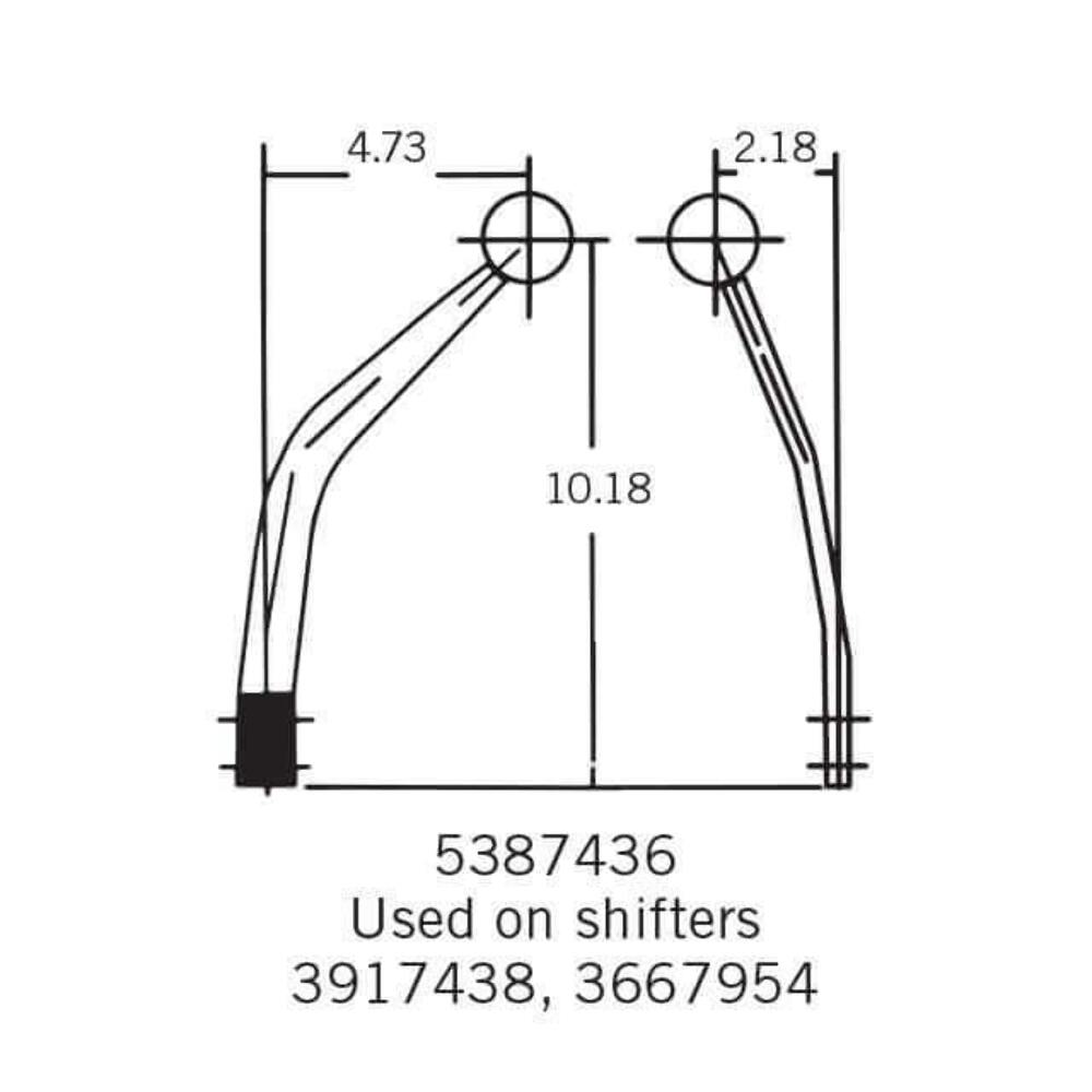 Hurst Competition/Plus Shifter Stick - 5387436