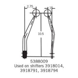 Hurst Competition/Plus Shifter Stick - 5388009