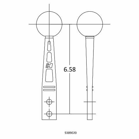 Hurst Billet/Plus Shifter Stick - 5389020