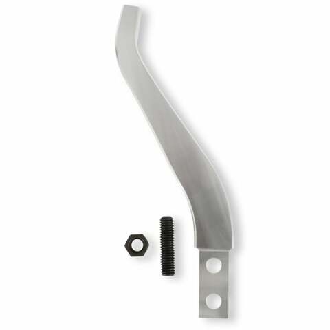 Hurst Shifter Stick-Billet 8.6-in Tall 2.5in Set-Back Raw Aluminum- 53952HST