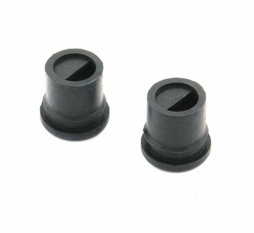 Mr. Gasket baffled breather grommets black rubber 5425