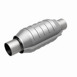 MagnaFlow universal catalytic converter 2.25 inch inlet/outlet stainless steel CARB compliant OBDII 54305