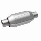MagnaFlow universal catalytic converter 2.5 inch inlet/outlet stainless steel CARB compliant OBDII 54306
