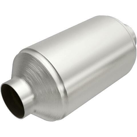 MagnaFlow universal catalytic converter 2.5 inch inlet/outlet stainless steel CARB compliant 5461206
