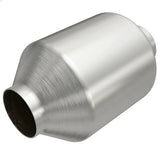 MagnaFlow universal catalytic converter 2.5 inch inlet/outlet stainless steel CARB compliant 5481306