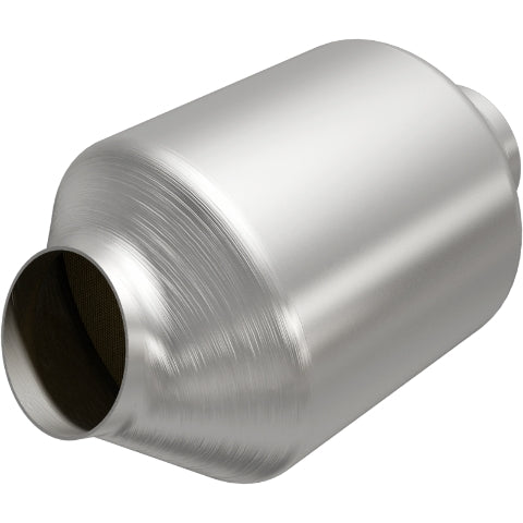 MagnaFlow universal catalytic converter 2.5 inch inlet/outlet stainless steel CARB compliant 5481376