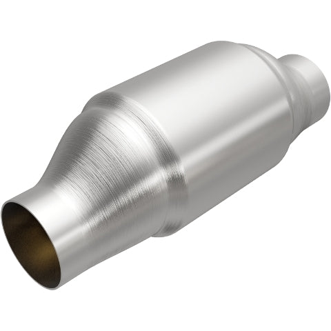 MagnaFlow universal catalytic converter 2.5 inch inlet/outlet stainless steel CARB compliant OBDII 54906