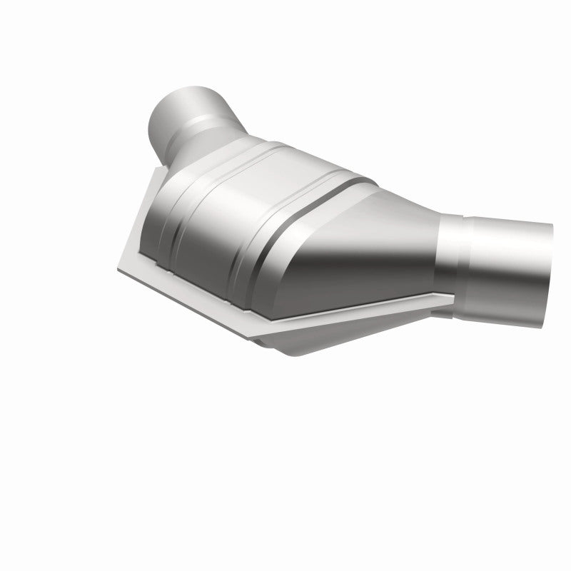 MagnaFlow universal catalytic converter 2.25 inch inlet/outlet stainless steel CARB compliant 91085