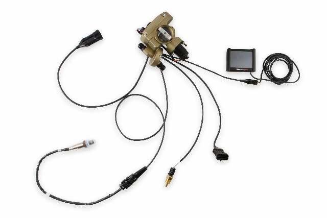 Holley 550-552 Sniper EFI Self-Tuning Autolite 1100 Kit (1) Fuel Injector Thrott