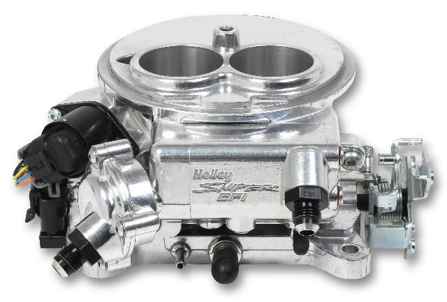 Holley EFI Sniper EFI 550-849K 2300 Carb 2 Barrel Master Fuel Injection Kit Polished