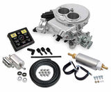 Holley EFI Sniper EFI 550-849K 2300 Carb 2 Barrel Master Fuel Injection Kit Polished