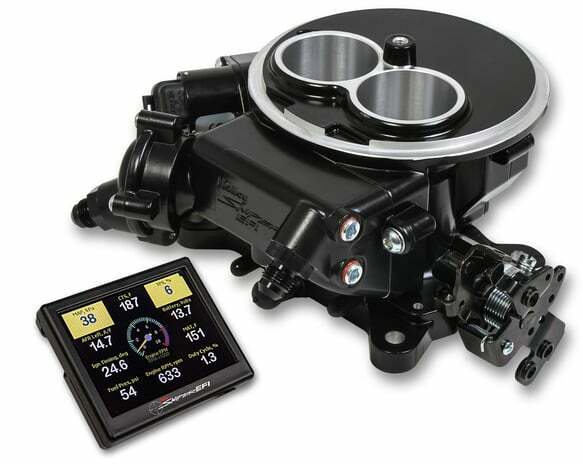 Holley EFI 550-850 Sniper EFI 2300 Self-Tuning Kit Black Finish Fuel Injection Carb