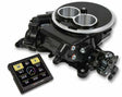 Holley EFI 550-850 Sniper EFI 2300 Self-Tuning Kit Black Finish Fuel Injection Carb for 1969-1973 Ford Mustang black stainless steel