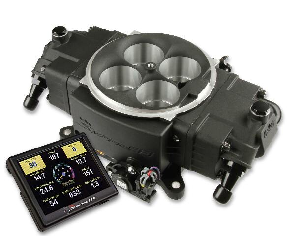Holley Sniper EFI fuel injection system black holley-550-871-holley-sniper-efi-stealth-4150-kit-black-finish