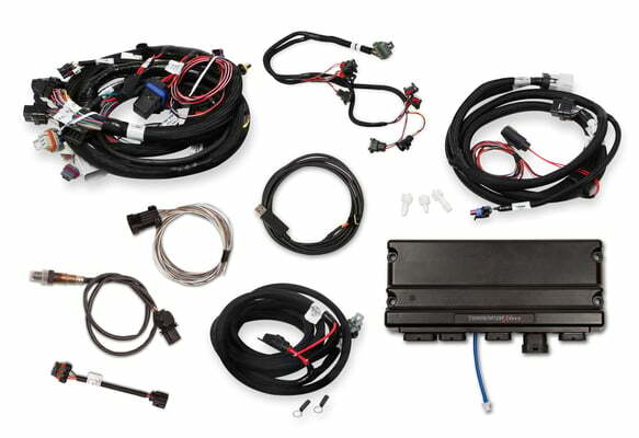 Holley EFI Terminator X Max engine management system max-24x-1x-ev1-ls-mpfi-w-trans-control-w-o-3-5-handheld-550-916t