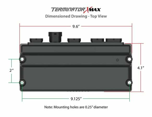 Holley EFI Terminator X Max engine management system max-58x-4x-ev6-ls-mpfi-w-trans-control-w-o-3-5-handheld-550-918t