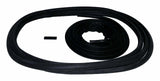 Windshield Weatherstrip & Molding Kit for 1987-1995 Jeep Wrangler YJ Wrangler - 55019988K black