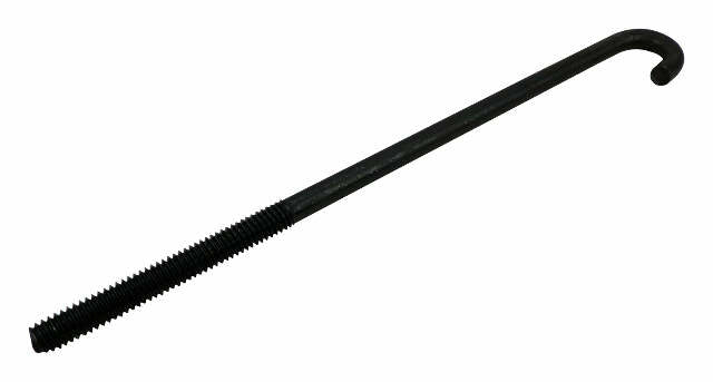 Fits 1997-2004 Jeep Wrangler TJ Wrangler Battery Hold Down; 55026434 steel black